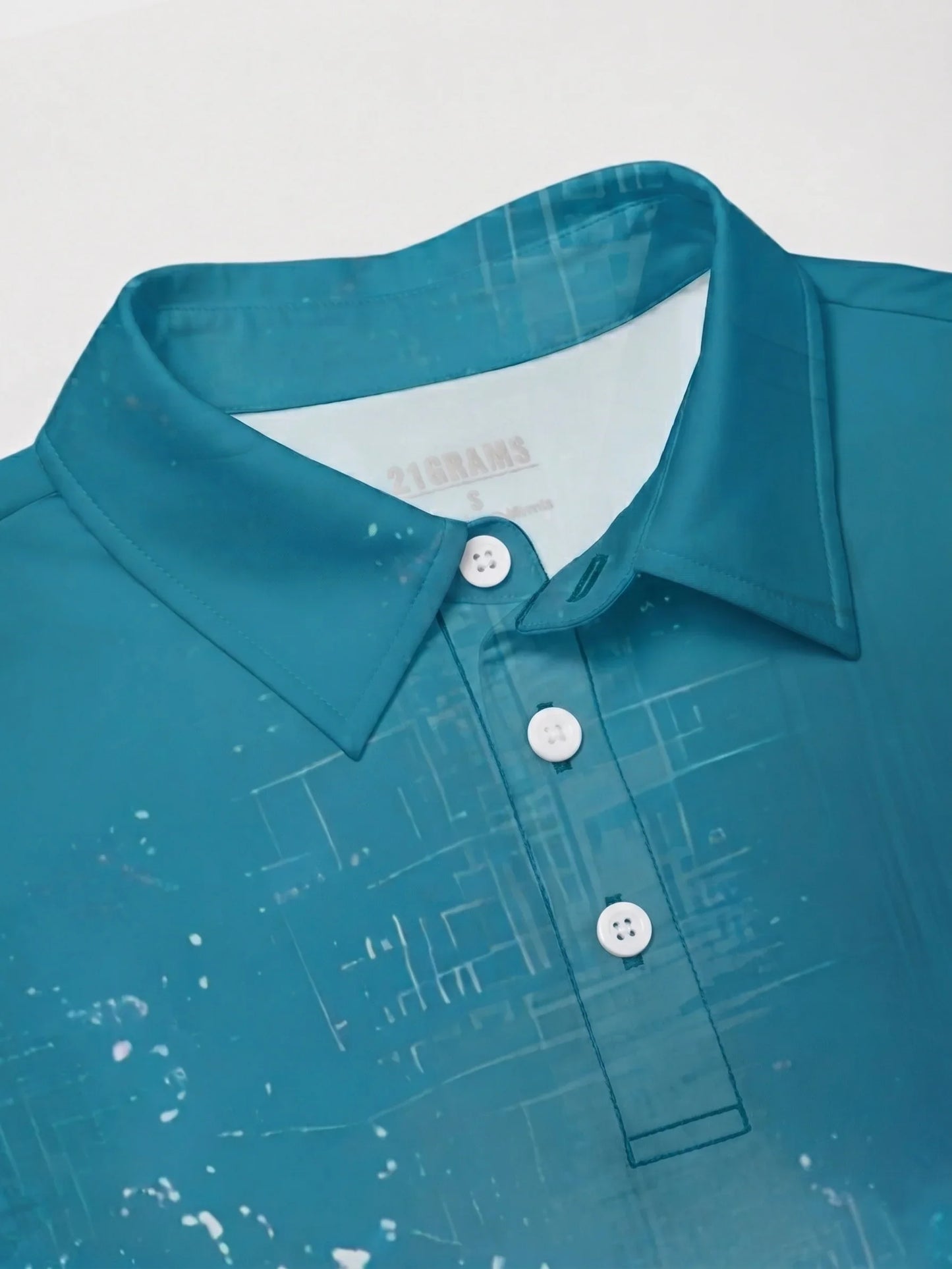 Hyped-up Tropical Men's Polo Top UPF50+