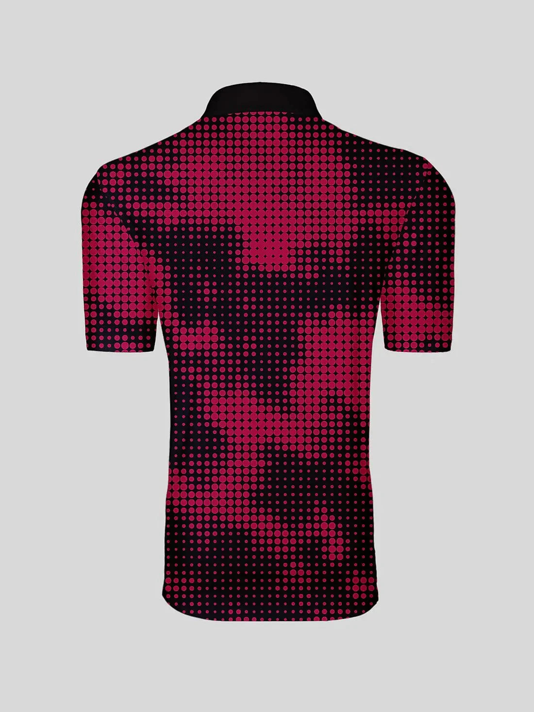 Inked Skins Men's Ribbed Collar Polo Top UPF50+