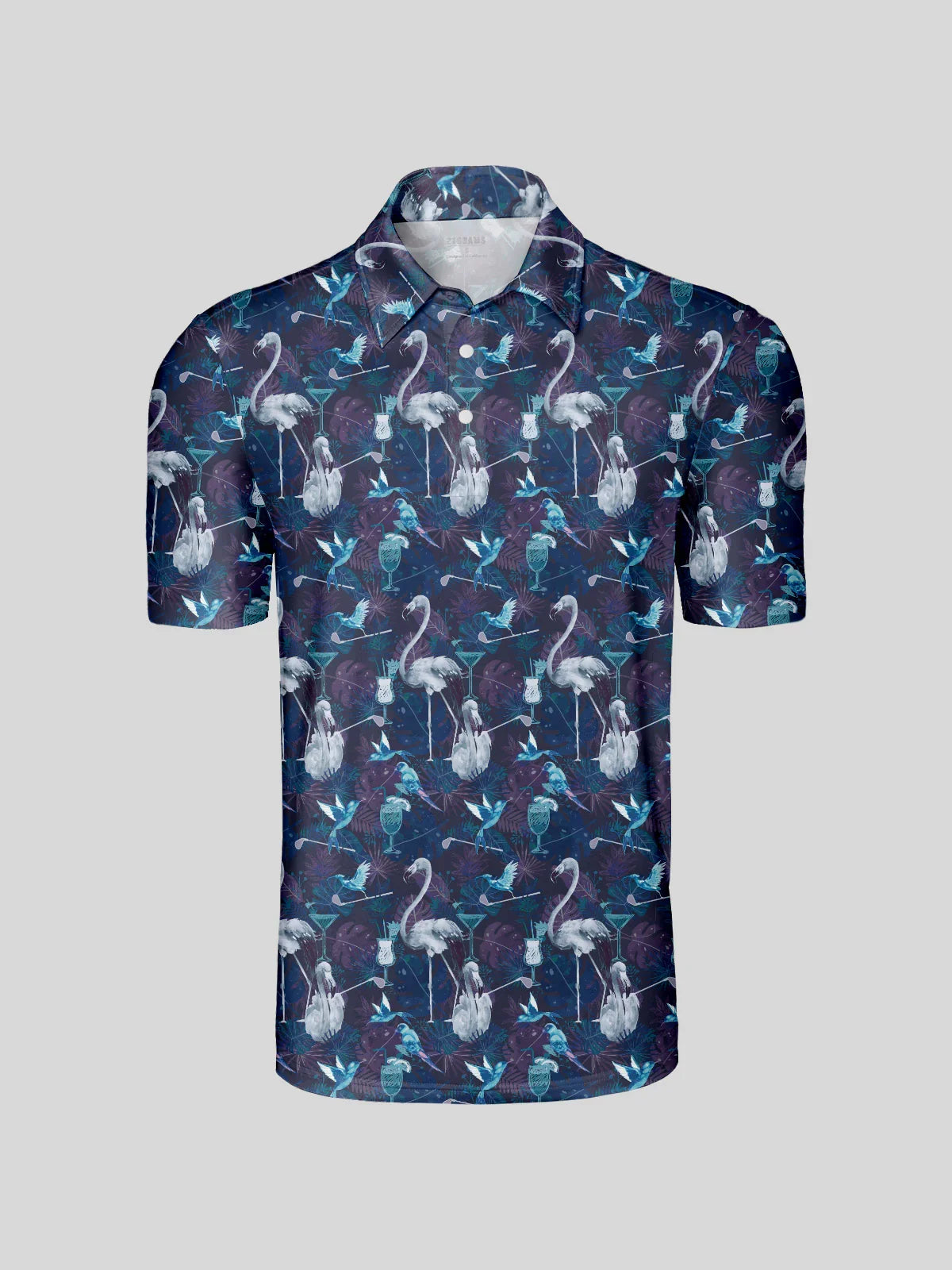 Wildlife Party Men's Polo Top UPF50+