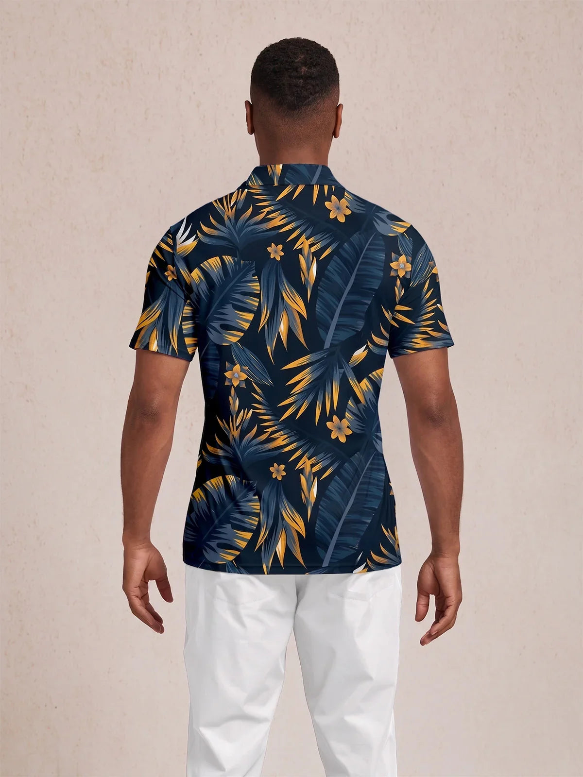 Botanical Energy Men's Polo Top UPF50+
