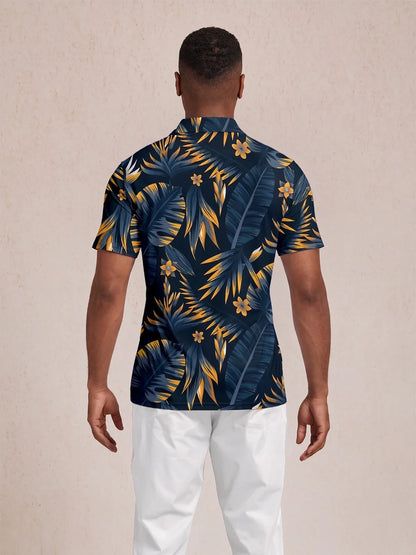 Botanical Energy Men's Polo Top UPF50+
