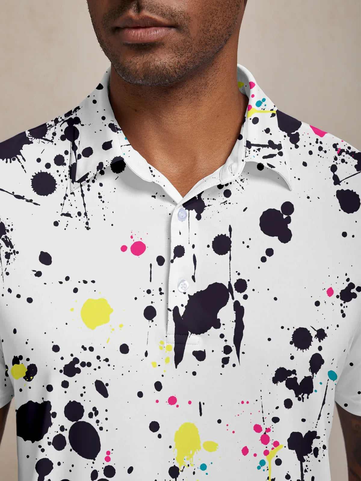 Inked Skins Men's Polo Top UPF50+