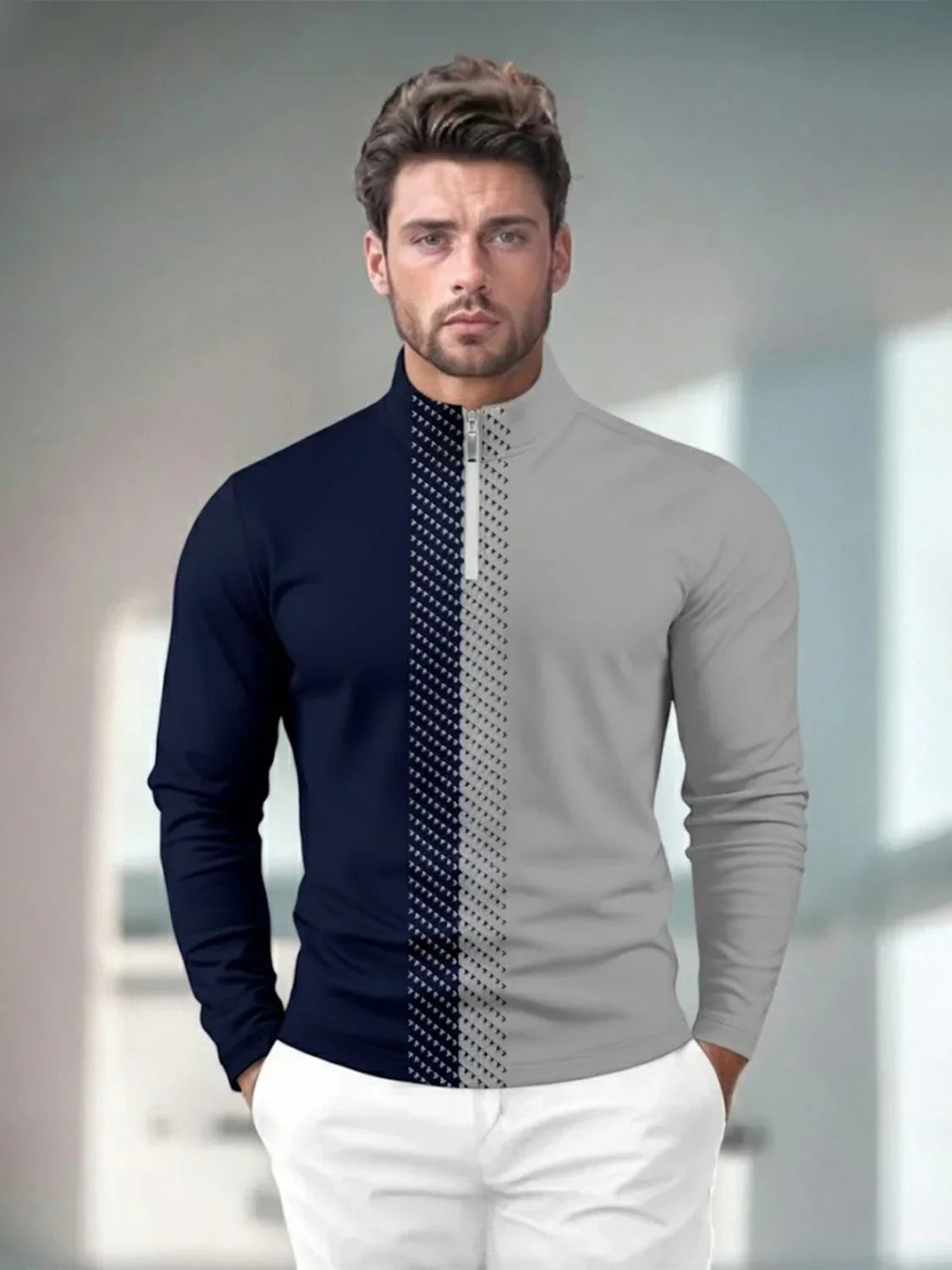 Not So Classic Men's Golf Shirt Quarterzip UPF50+