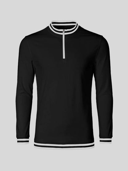 Navycore Men's Golf Shirt Quarterzip UPF50+