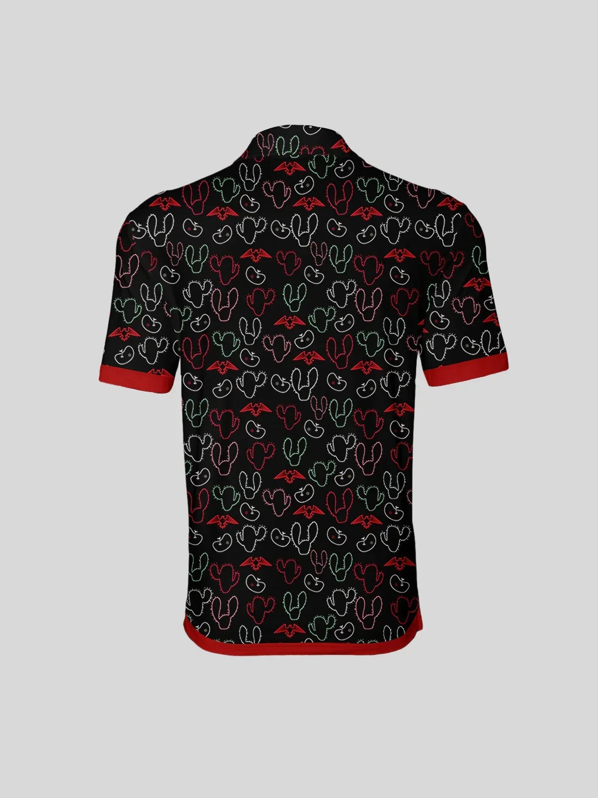Hyped-up Tropical Men's Polo Top UPF50+
