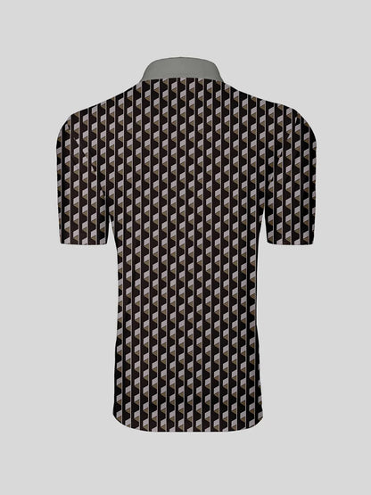Not So Classic Men's Ribbed Collar Polo Top UPF50+