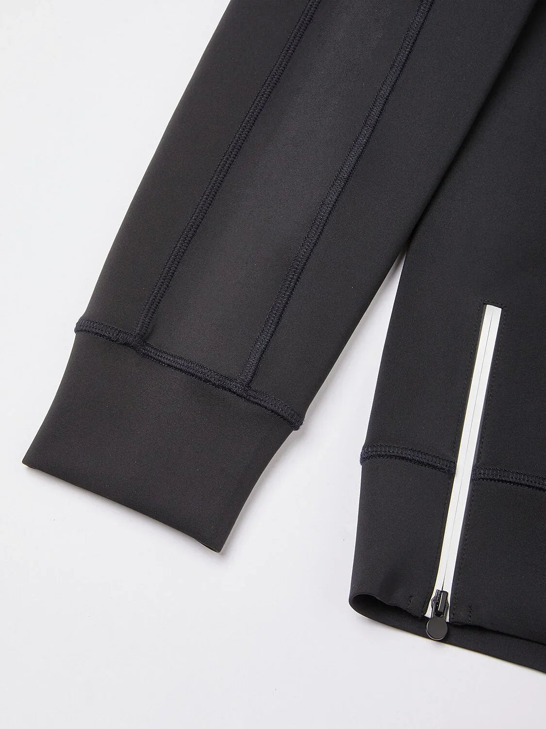 Basic Men's Irregular Zip Collar Long Sleeve Sweatshirt