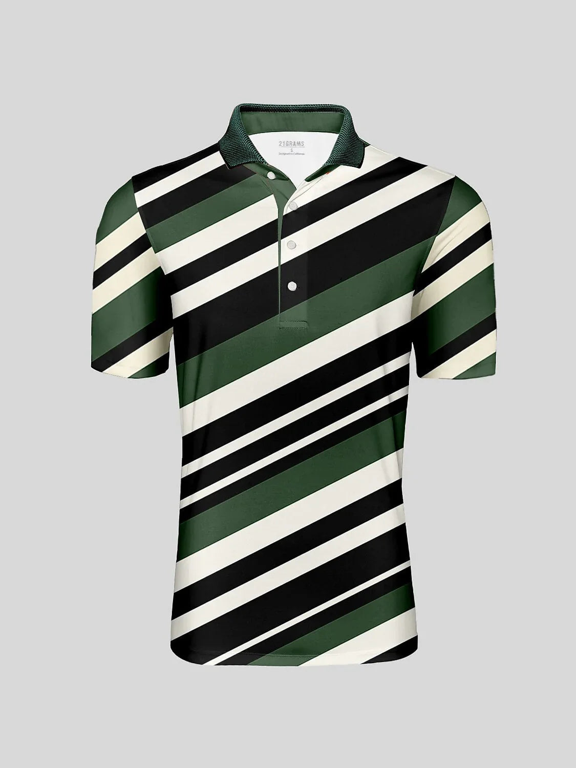 Hyper-prep Men's Ribbed Collar Polo Top UPF50+