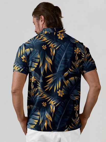Botanical Energy Men's Polo Top UPF50+