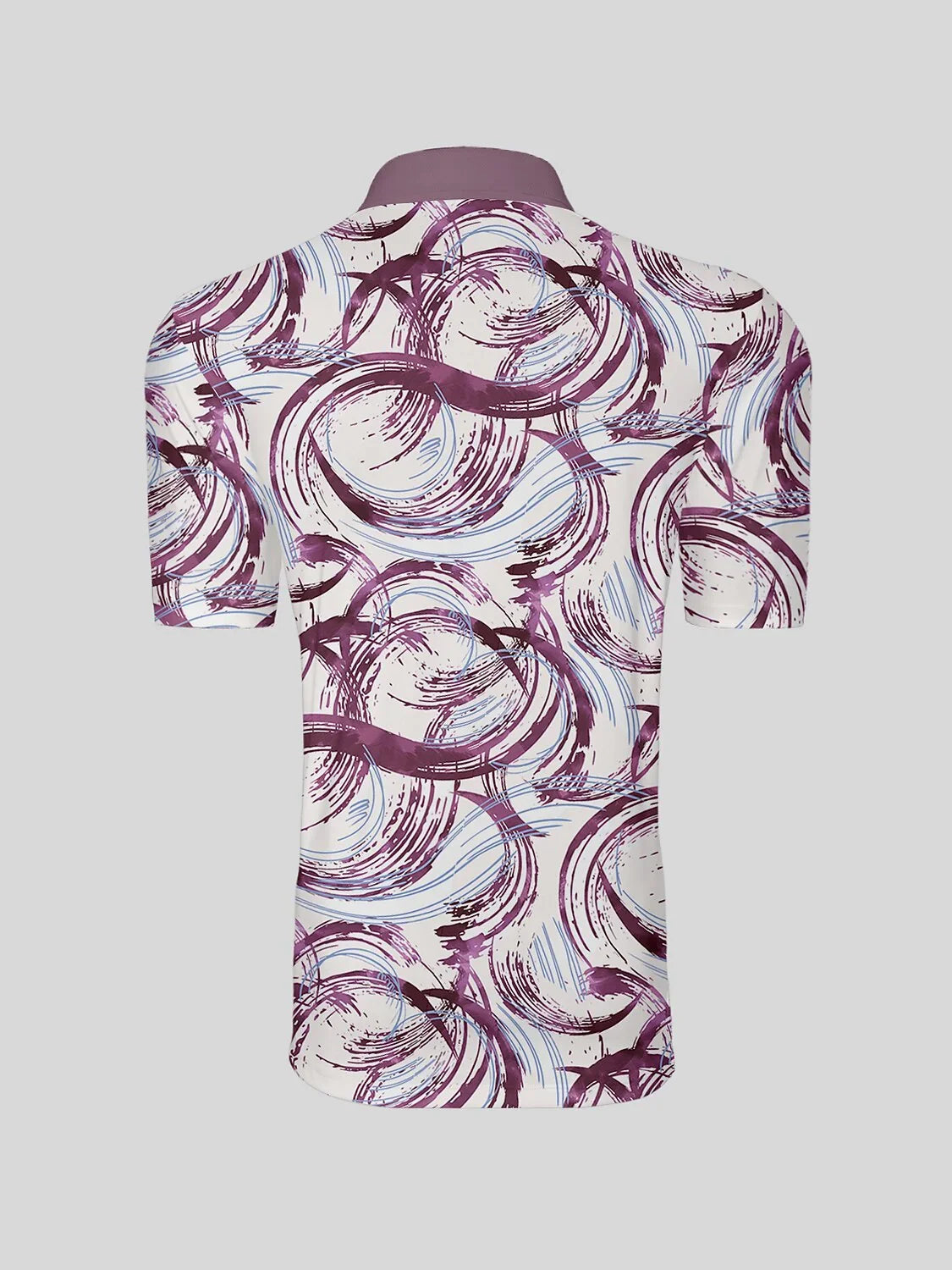 Air Brush Men's Ribbed Collar Polo Top UPF50+