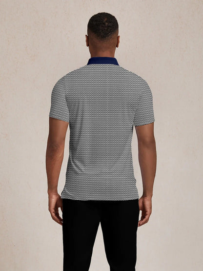 Not So Classic Men's Ribbed Collar Polo Top UPF50+