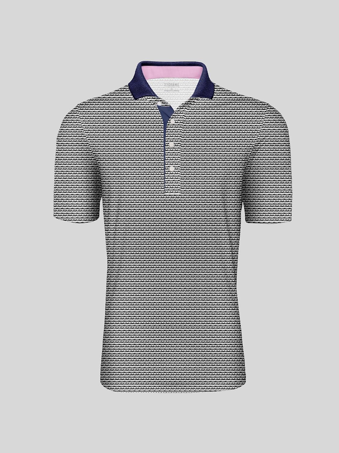 Not So Classic Men's Ribbed Collar Polo Top UPF50+